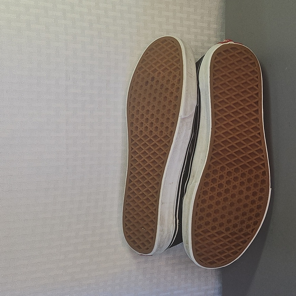 Vans Sneakers With Triple Velcro Closure Size 10.5 Great Condition - Picture 8 of 8